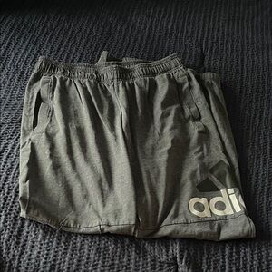Adidas Men's Dark Gray Athletic Shorts
